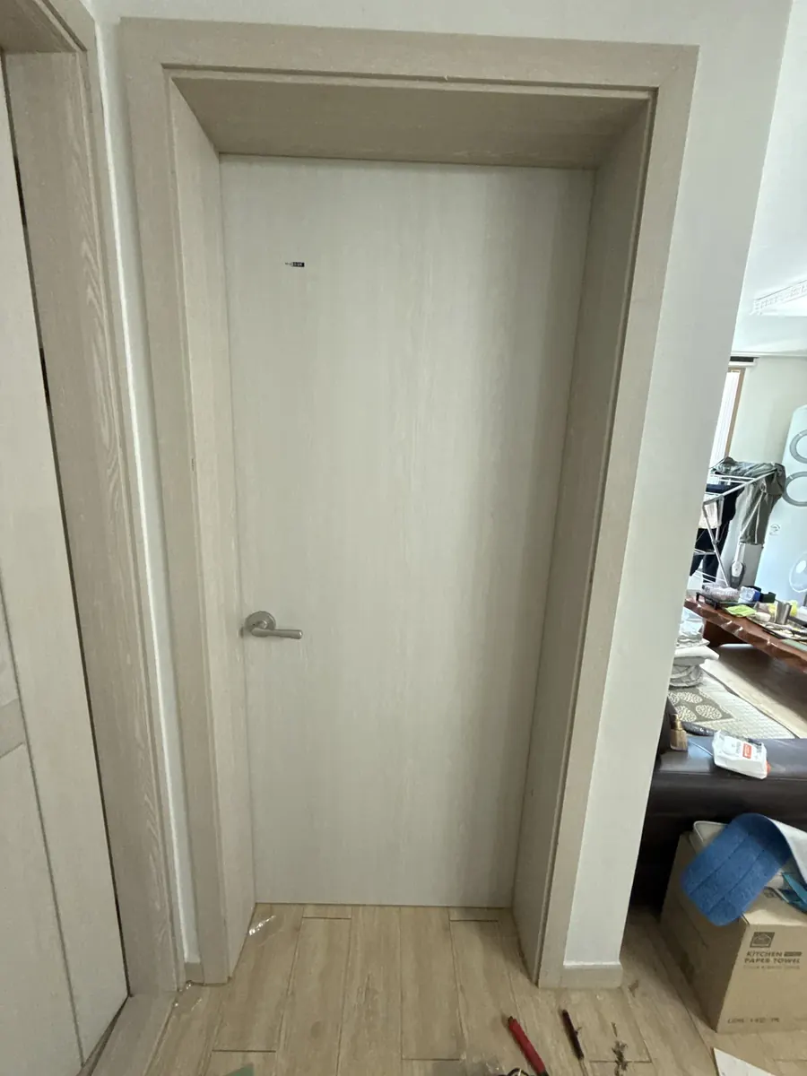방문짝 가격 — 교체를 마친 안방문